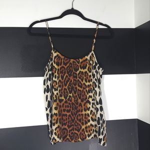 EQUIPMENT FEMME $148 Leopard Print Silk Cami XS